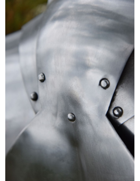 Genouillères gothiques en acier 1,6...