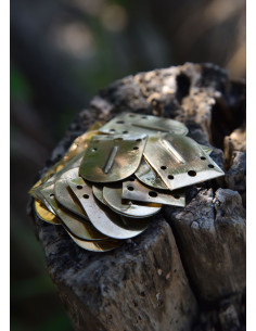 Pack de 25 pièces en laiton pour armure lamellaire à... 2