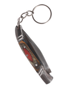 Porte-clés couteau arabe en acier inoxydable. (13,5cm.) 2