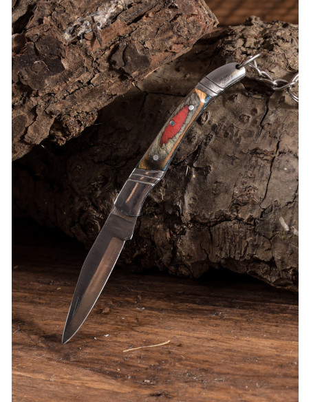 Porte-clés couteau arabe en acier...