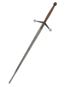 Épée Claymore fonctionnelle, finition ancienne (139 cm.)