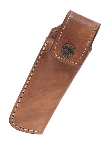 Couteau arabe en acier avec étui en...