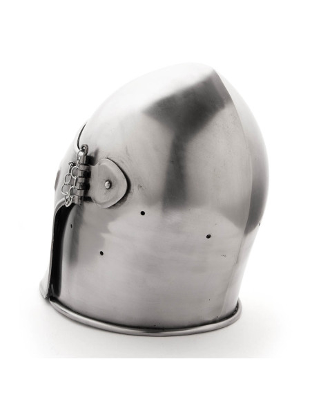 Bassin médiéval à visière amovible,...