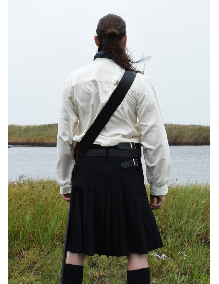 Kilt 8 yards Black Watch couleur noire