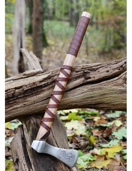 Hache Viking décorative en fonte...