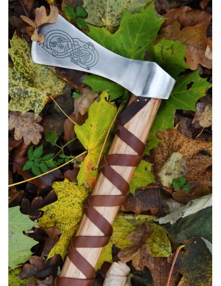 Hache Viking décorative en fonte...
