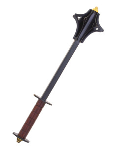 Masse décorative médiévale en acier année 1490