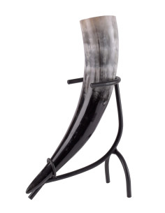 Grand support de klaxon en métal