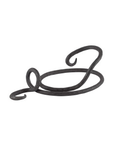 Petit support de corne en métal forgé à la main