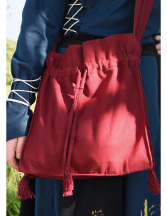 Sac de pèlerin médiéval ou sac à pain, différentes couleurs