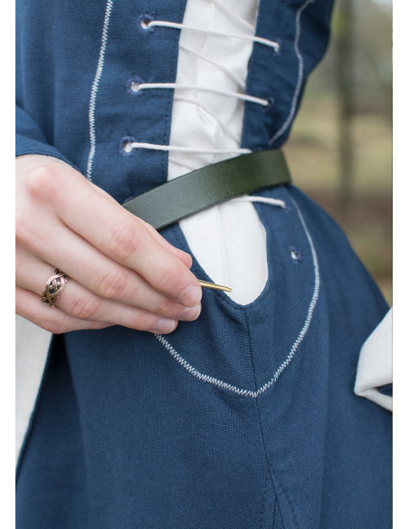 Robe médiévale ouverte Bliaut Amal,...