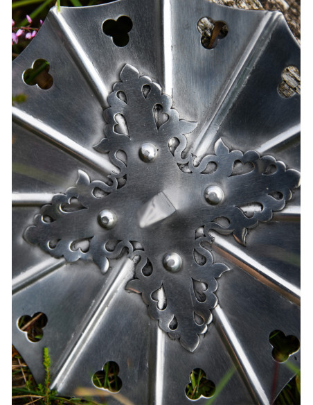 Paire de Besagues gothiques en acier,...