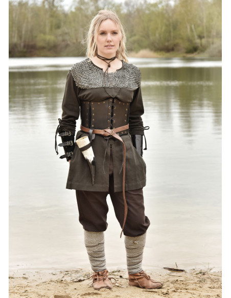 Pantalon médiéval Hagen, marron