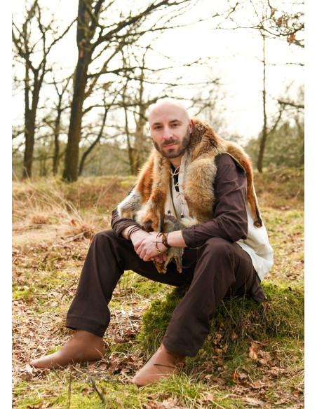 Pantalon médiéval Hagen, marron