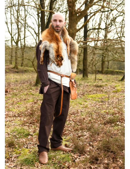 Pantalon médiéval Hagen, marron