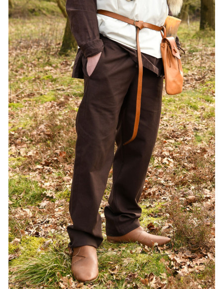 Pantalon médiéval Hagen, marron