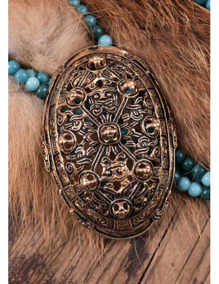 Broche Viking de forme ovale...