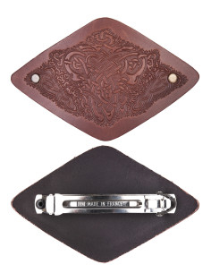 Barrette à cheveux celtique avec fermeture à clip en métal 2