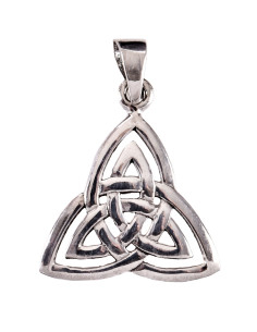Pendentif celtique en argent motif noeud celtique de la...