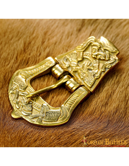 Boucle de ceinture Viking en laiton...