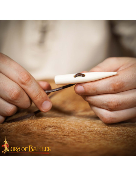 Lot de 5 boutons en os sculpté pour...