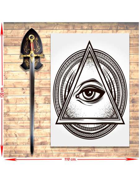 Pack bannière + Épée Ordres Maçonniques