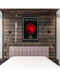 Pack bannière + Épée de Viserys Targaryen, Game of Thrones 2