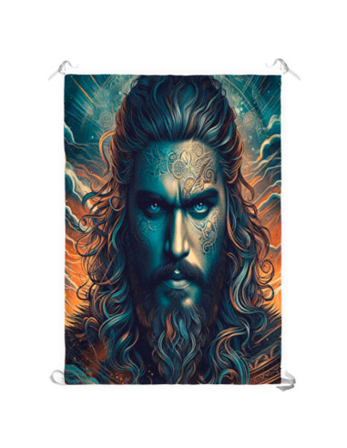 Bannière Khal Drogo de Game of Thrones (70x100 cm.)
 Matériel-Satin