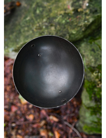 Lampe à huile Osbert en fer forgé...