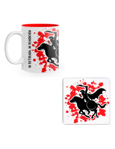 Pack petit-déjeuner Spartan : tasse + dessous de verre...