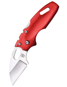Couteau de campagne Cold Steel, modèle Mini Tuff Lite, rouge