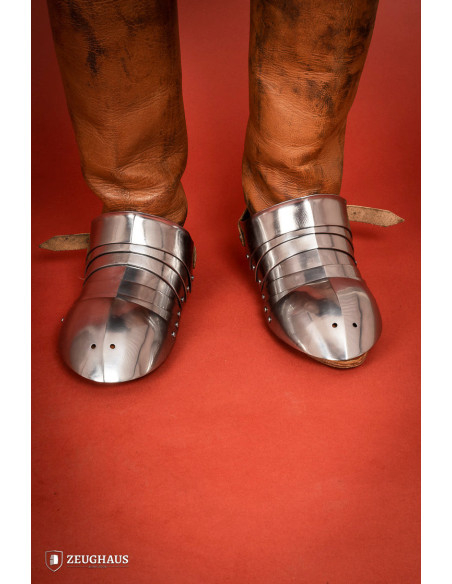 Escarpins segmentés médiévaux en...