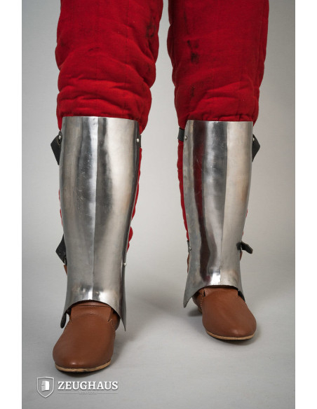 Grèves médiévales en acier poli, XIVe...