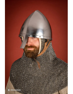 Casque phrygien avec protection nasale, acier 2 mm. 2