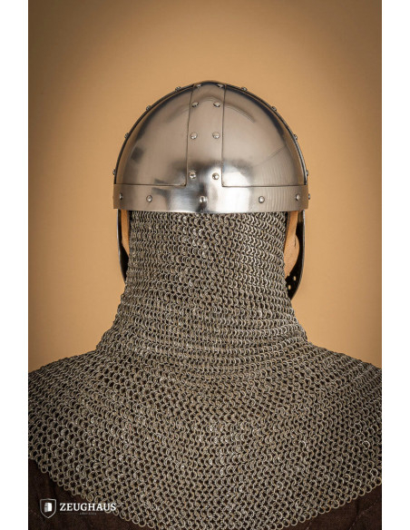 Casque Spangenhelm avec visière (2 mm.)