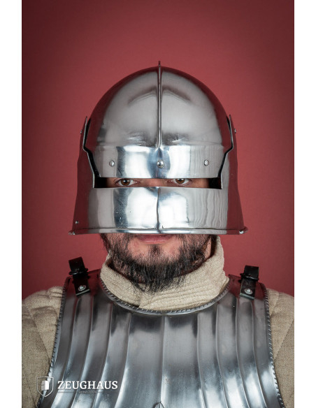 Casque d'infanterie Sallet, finition... Casque d'infanterie Sallet, finition...