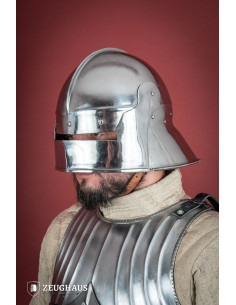 Casque d'infanterie Sallet, finition polie (1,6 mm.) 2