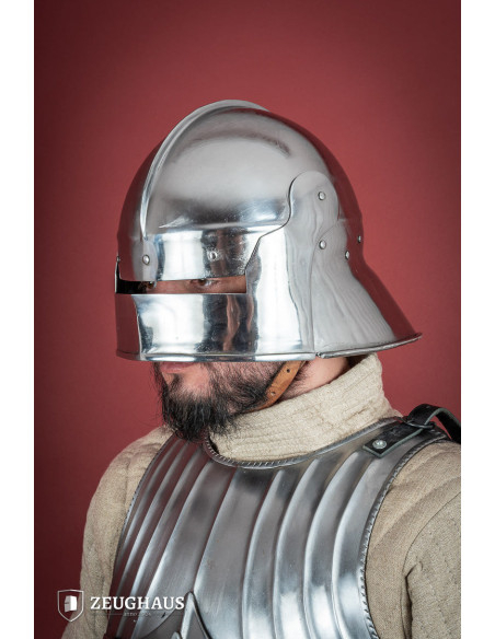 Casque d'infanterie Sallet, finition... Casque d'infanterie Sallet, finition...