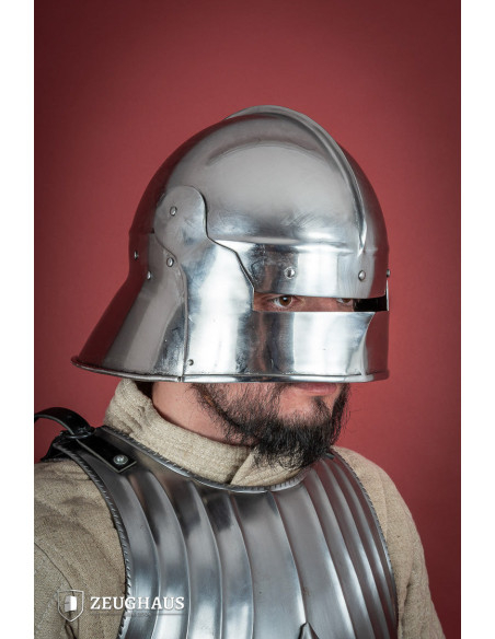 Casque d'infanterie Sallet, finition... Casque d'infanterie Sallet, finition...