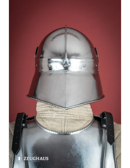 Casque d'infanterie Sallet, finition... Casque d'infanterie Sallet, finition...