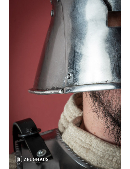 Casque d'infanterie Sallet, finition... Casque d'infanterie Sallet, finition...