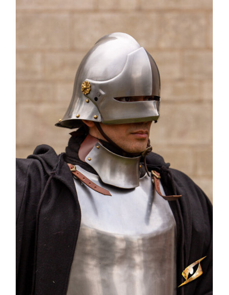 Casque de mercenaire médiéval Sallet...