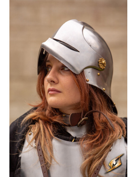 Casque de mercenaire médiéval Sallet...