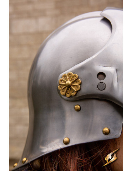 Casque de mercenaire médiéval Sallet...