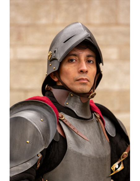 Casque de mercenaire médiéval Sallet... Casque de mercenaire médiéval Sallet...