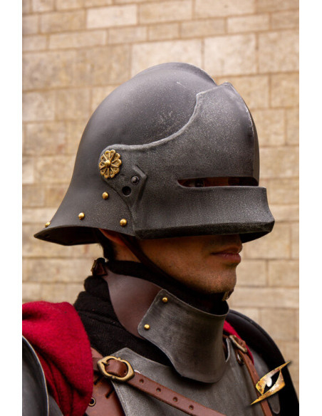 Casque de mercenaire médiéval Sallet... Casque de mercenaire médiéval Sallet...