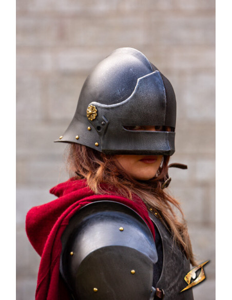 Casque de mercenaire médiéval Sallet... Casque de mercenaire médiéval Sallet...