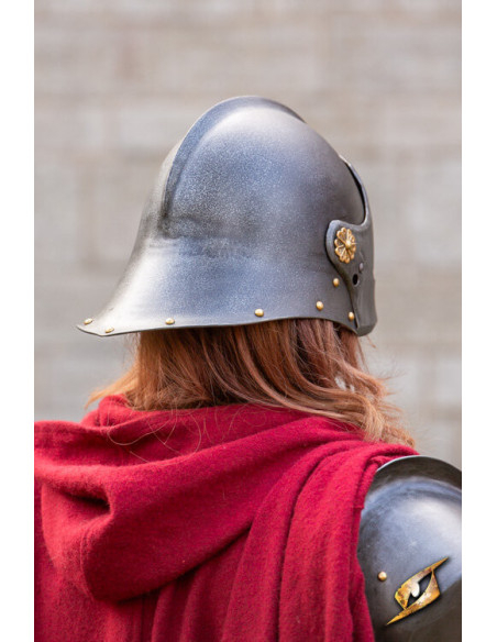 Casque de mercenaire médiéval Sallet... Casque de mercenaire médiéval Sallet...