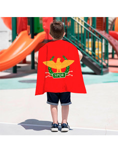 Cape romaine réversible pour enfants (63x78 cm.)