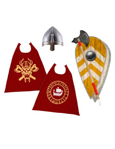 Pack garçon Ragnarsson : Hache, bouclier, cape et casque